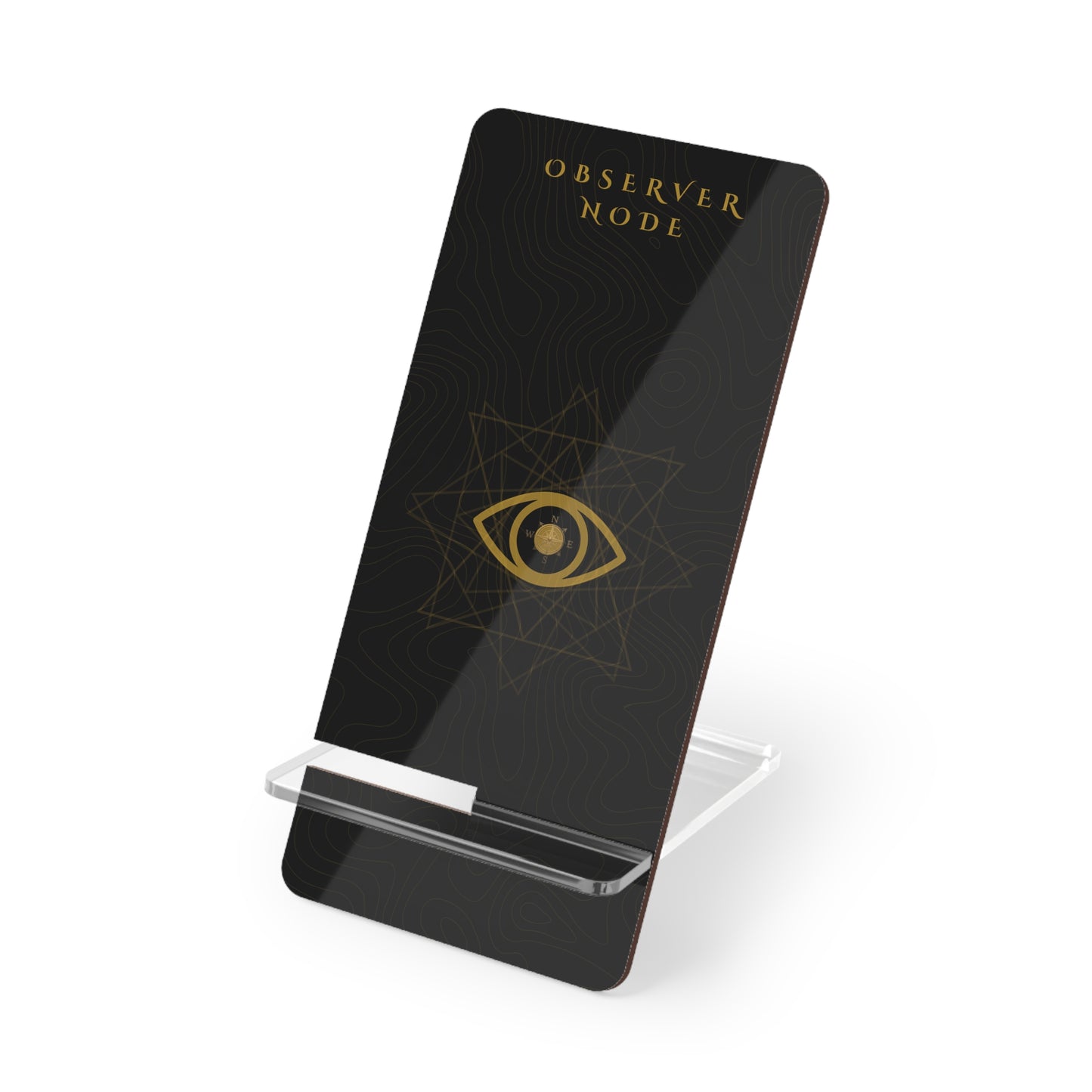 Vestige Protocol // OBSERVER NODE: Geometric Hardboard Display Stand